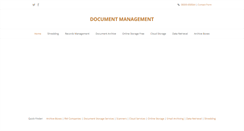 Desktop Screenshot of documentarchiving.com